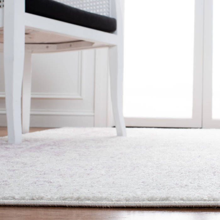 Bungalow Rose Wicken Performance Ivory/Lavender Rug & Reviews Wayfair